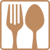 Eat With The Wooden Fork and Spoon