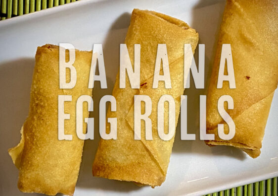 banana egg rolls